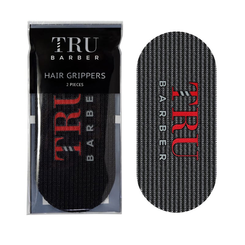 TRU BARBER HAIR GRIPPERS Â® BUNDLE PACK 6 PCS for Men and Women - Salon and Barber, Hair Clips for Styling, Hair holder Grips (Black/Red) - Image 4
